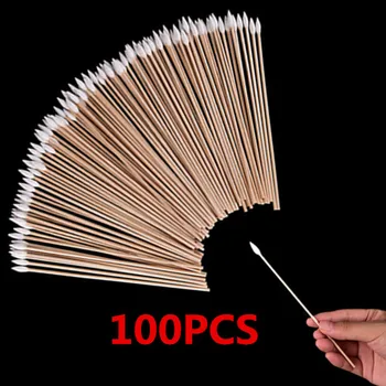 

100pcs/lot 6 Inch Gun Cleaning Cotton Swabs Large Tapered Swabs Gun Clean Brush