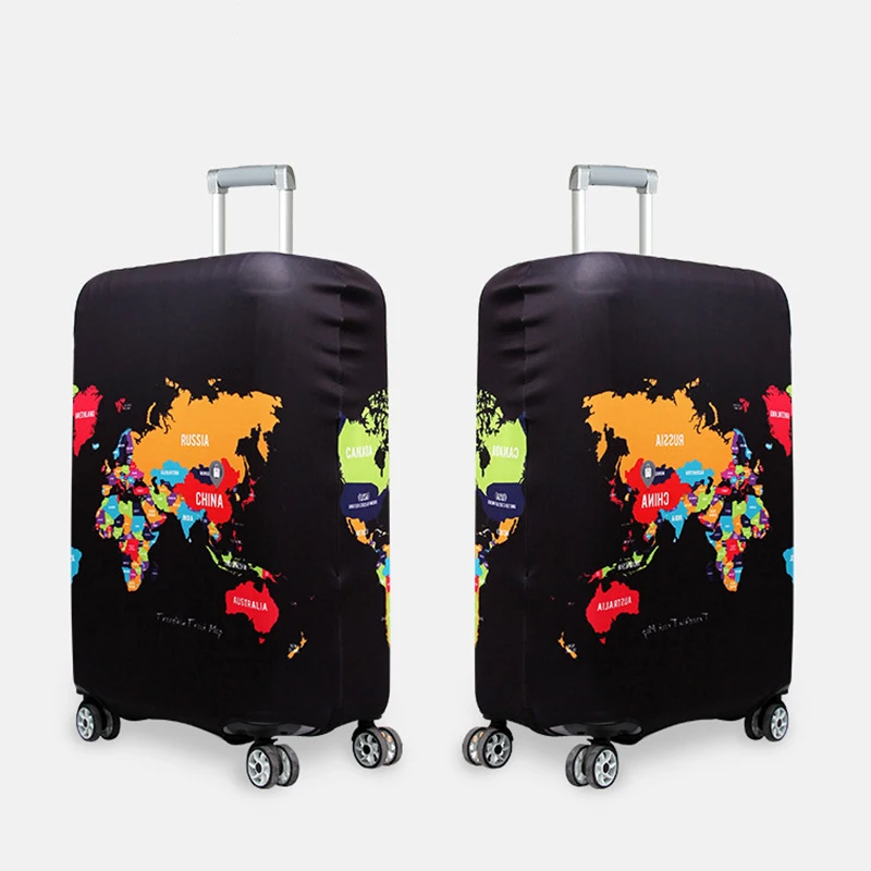 Чехол для багажа Дорожный чемодан на колесиках эластичность Защитная крышка для 18-32 дюймов аксессуары для путешествий, чемодана