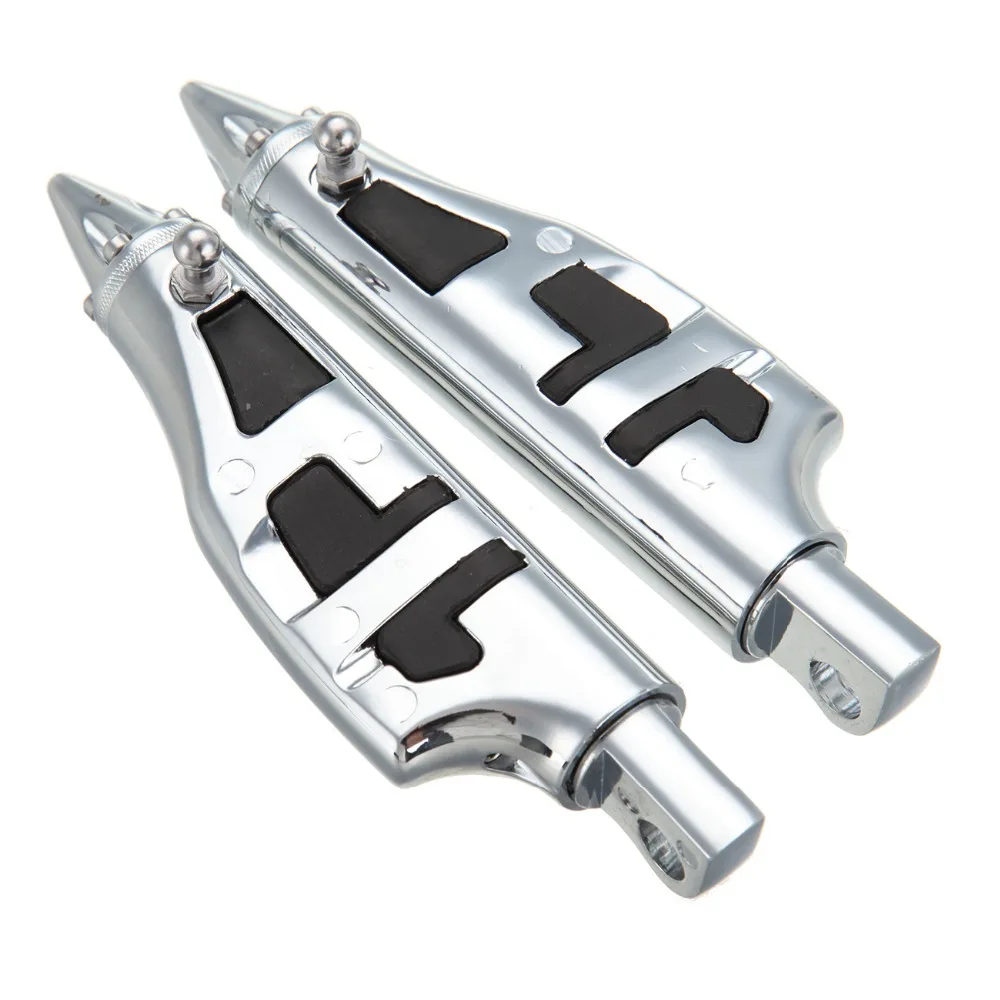 1 Pair Motorcycle Front Footrests Foot pegs For Harley Davidson Touring