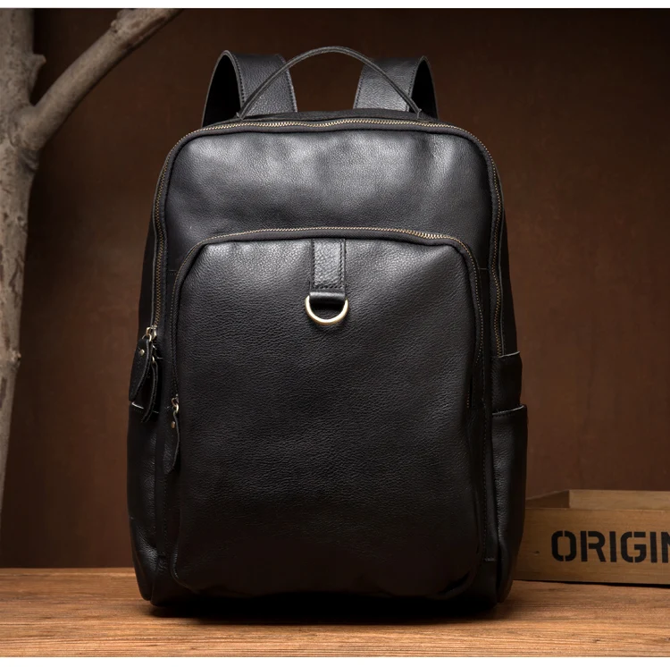 feito à mão do vintage mochila de