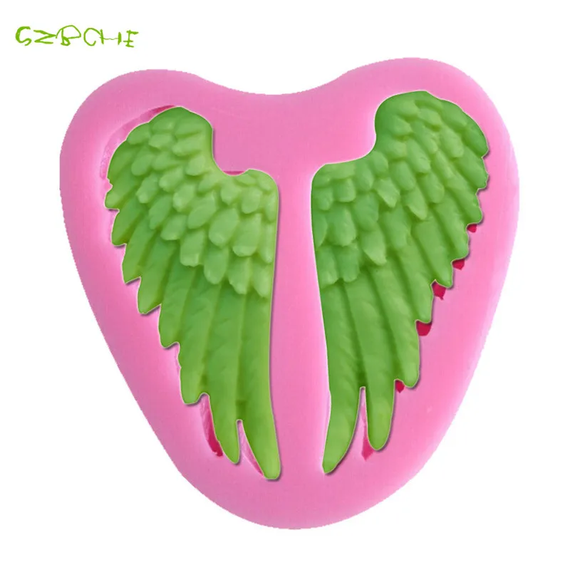 Angel wings Shape Silicone mold Silicone 3D Cookware Mold Dining Bar Non Stick Decoration Cake