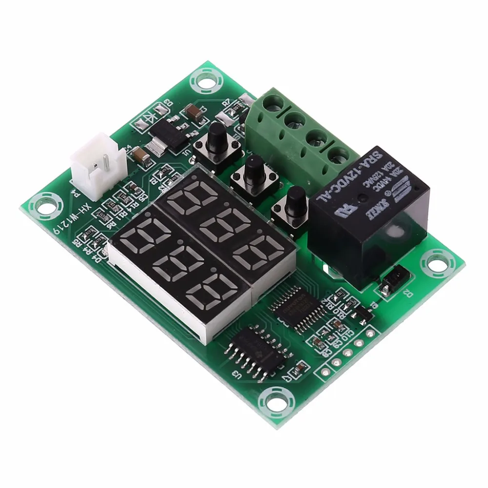 OOTDTY XH W1219 двойной светодиодный дисплей термостат модуль контроля температуры