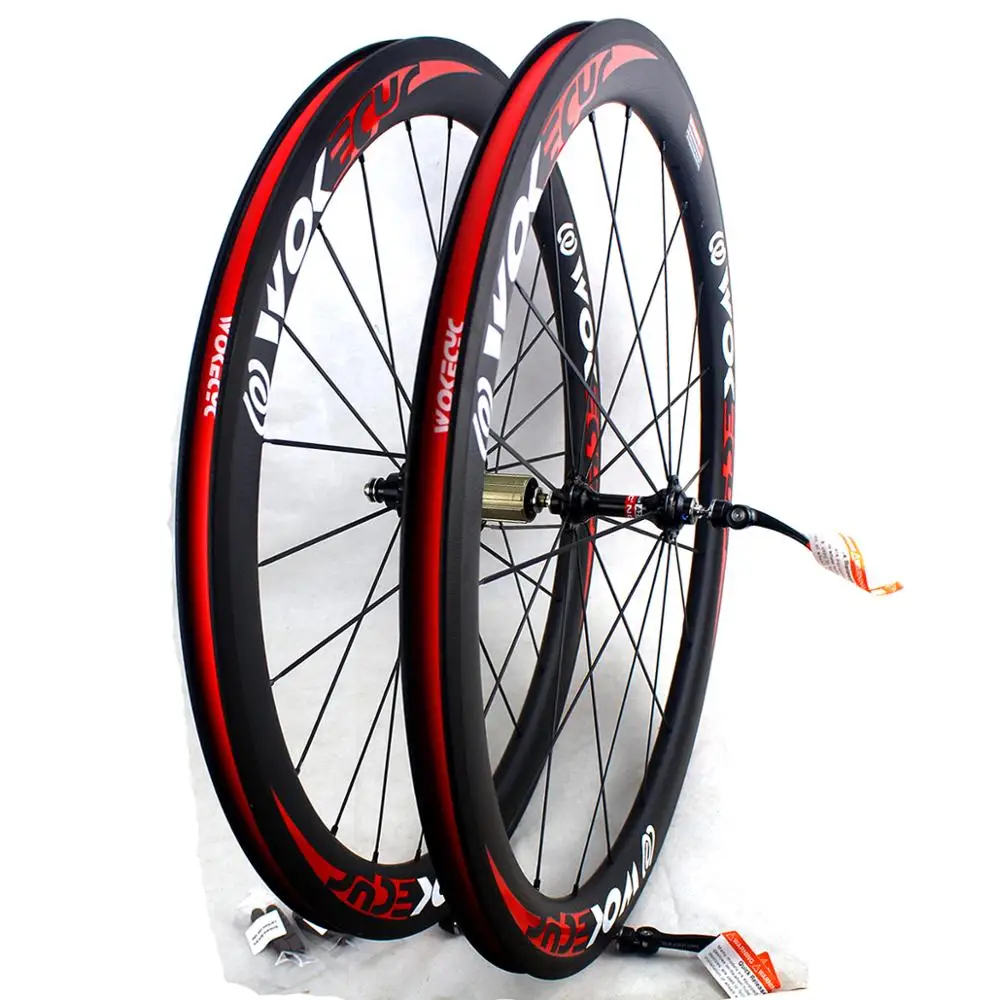 red bike wheels