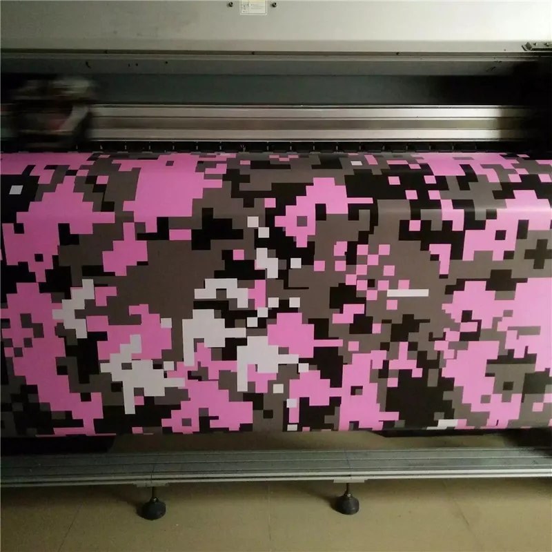 

Digital Pink Camouflage Vinyl Pixel Camo Vinyl Vehicle Wrap Air Free Bubble For Car Wrapping Size:1.52x30/25/20/15/10/5m/Roll