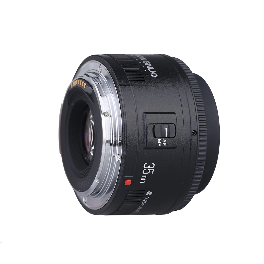 Yongnuo 35 мм YN35mm F2.0 широкоугольный фиксированный/основной объектив с автофокусом для Canon широкоугольный фиксированный объектив с автофокусом 60d 5DII 5D