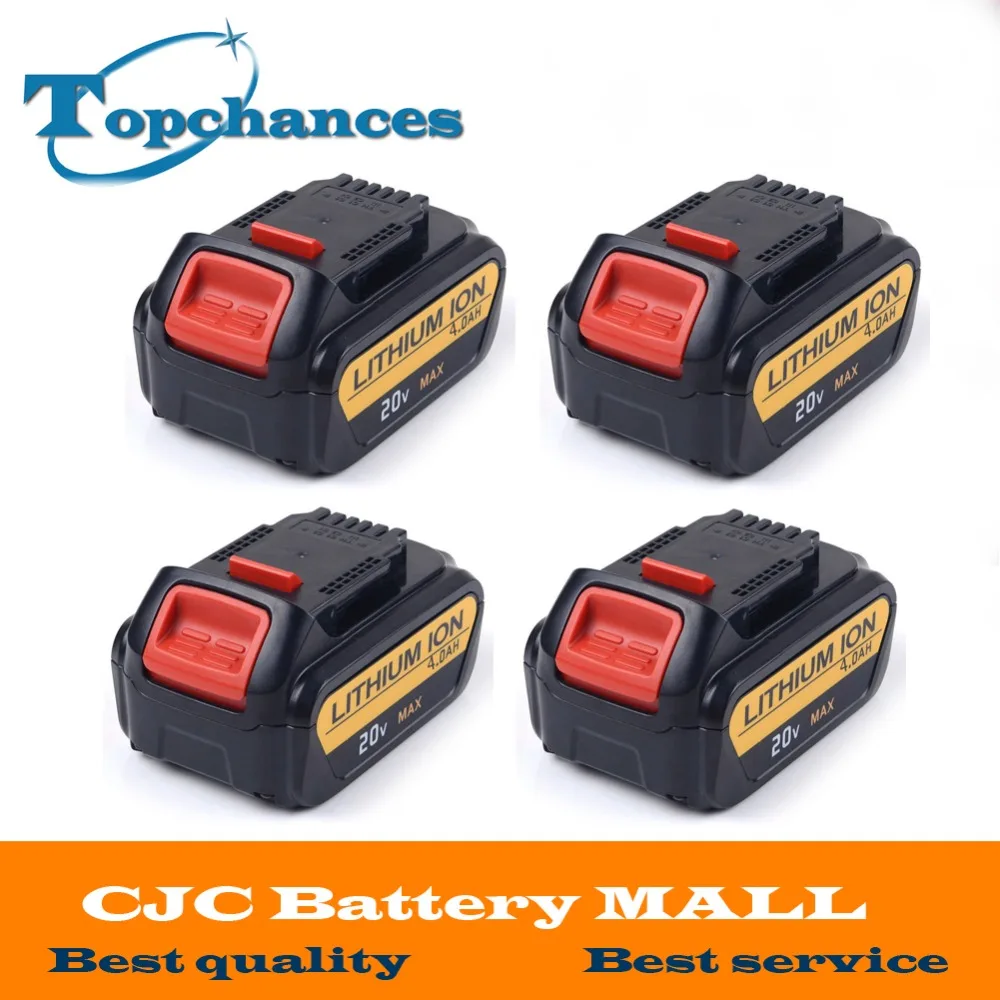 4PCS High Quality 20V 4 0Ah 4000mAh font b Power b font font b Tools b