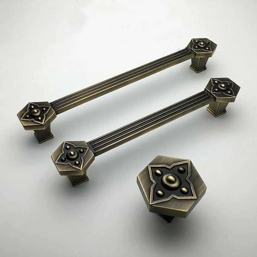128mm 160mm American retro style creativity antique brass kitchen