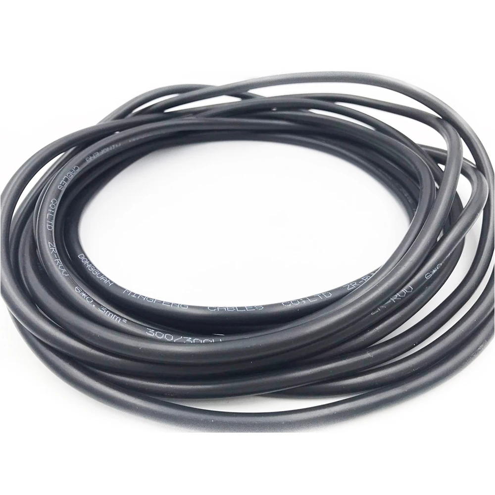 Мощность кабеля РВВ 2 провод с сердечником шнур питания для монитора круглый Тип RVV2X0.3/0,5/0,75/1,0/1,5/2,5 квадратном соединительная линия