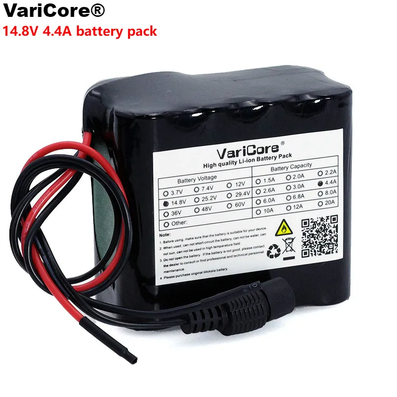 VariCore 14,8 V 4400mAh 18650 li-iom батарейный блок для ночной рыбалки, обогреватель для шахтерской лампы, усилитель батареи с BMS 16,8 V