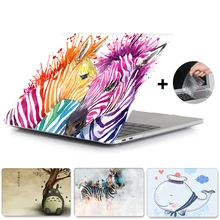 Чехол для ноутбука с животными для Macbook Air Pro retina 11 12 13 15 13,3 A1466 A1706 A1989, чехол для MacBook touch ID A1932