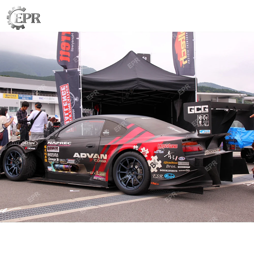 Новый передний бампер из углеродного волокна Canard для Nissan S15 Silvia|Обвесы| |