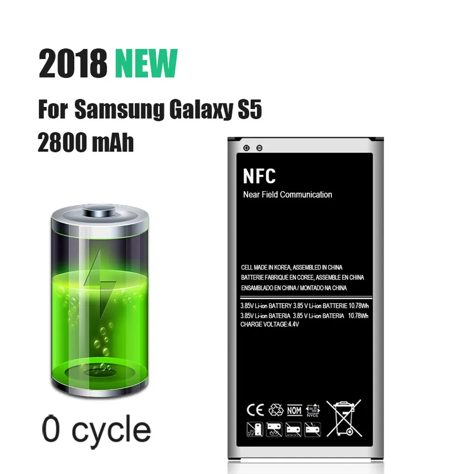 PINZHENG EB-BG900BBE батарея для samsung Galaxy S5 батарея G900 G900S G900I G900F G900H с NFC сменные батареи