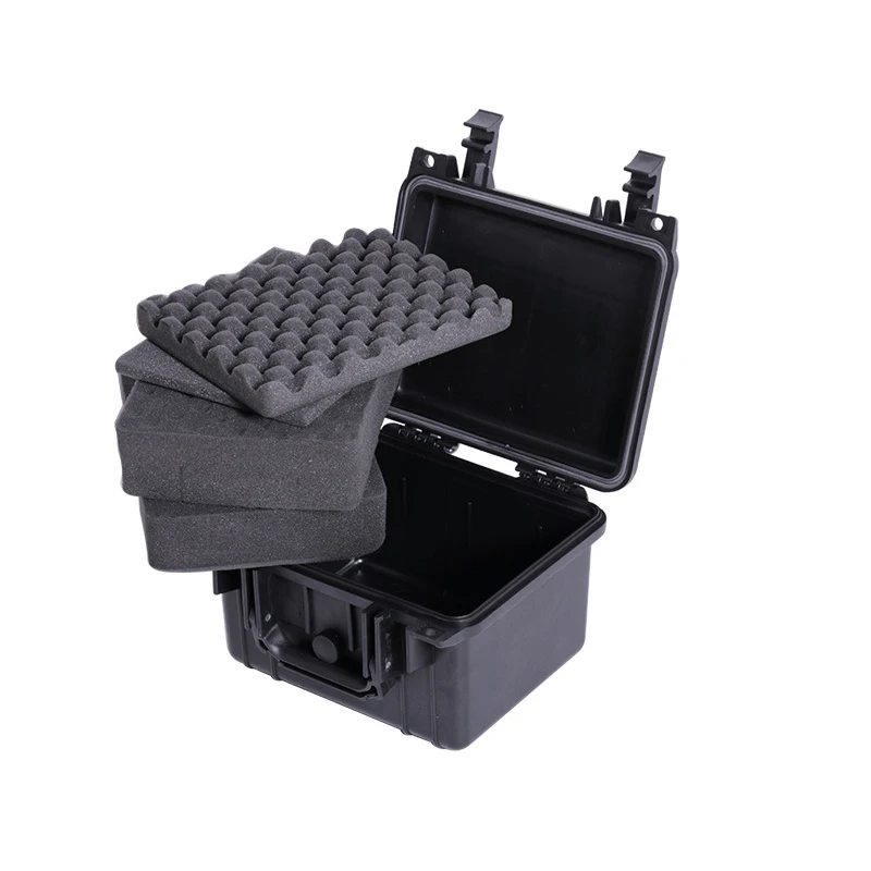 

ABS Plastic Sealed Waterproof Tool Box Safety Equipment Toolbox Suitcase Impact Resistant Tool Case Shockproof with Foam Dry Box