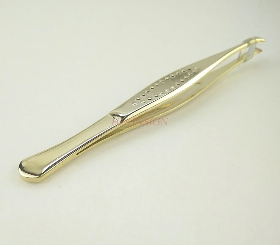 Professional Eyebrow Tweezer Forcep Round Tip Hair Remover Facial Makeup Tool False Eyelashes Clip Beauty Tools Stainless Steel 2