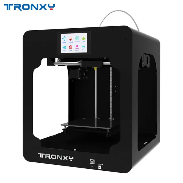 Special Offers Tronxy 3D Printer C2 High Accuracy Fast Speed DIY Assembly Hot Bed Print accuracy 0.05-0.3mm Printer +3.5 inch Touch LCD Screen