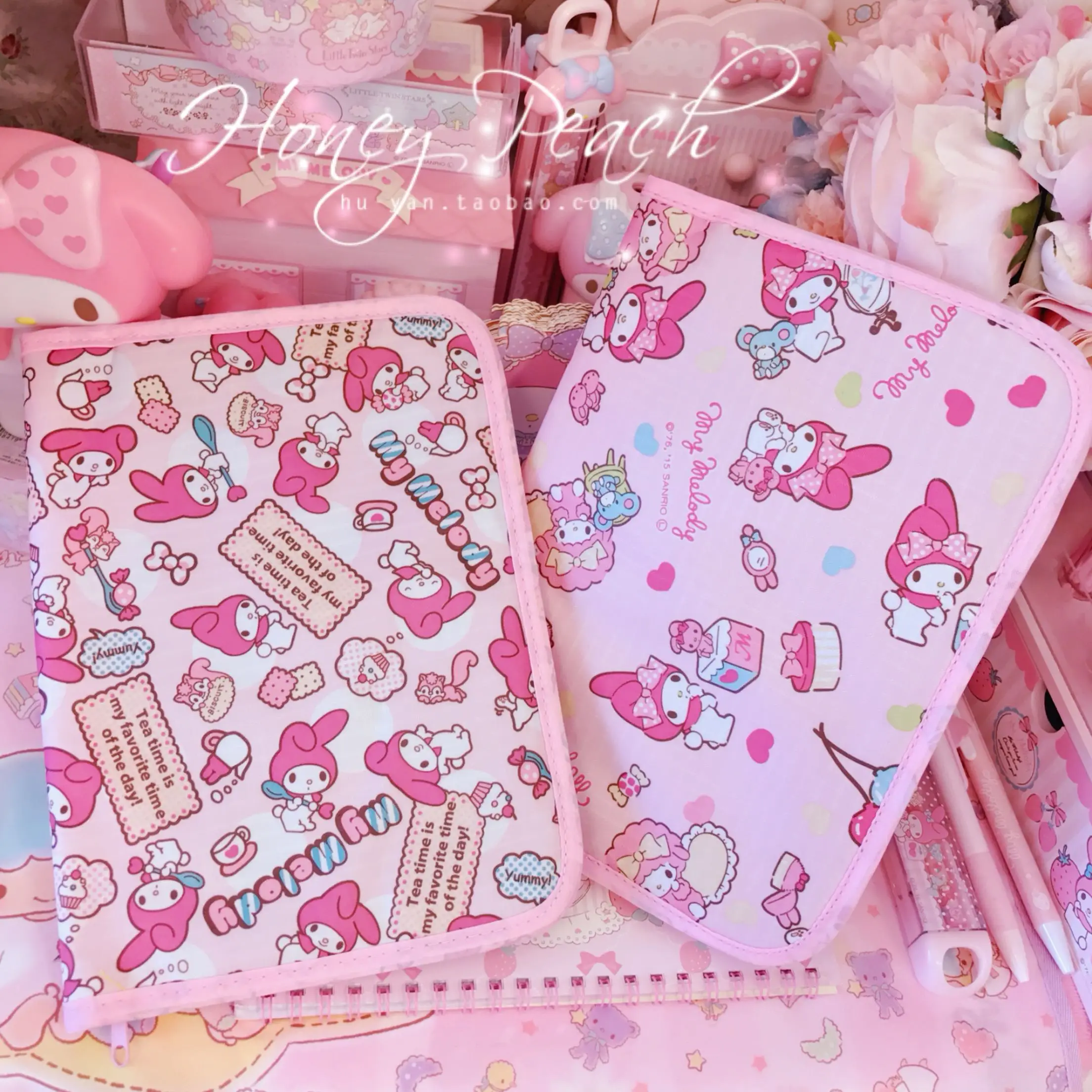 

Cute My Melody Bags Multifunctional Document Storage Folder Bag Cartoon my Melody Credit Card Holder Storage Package