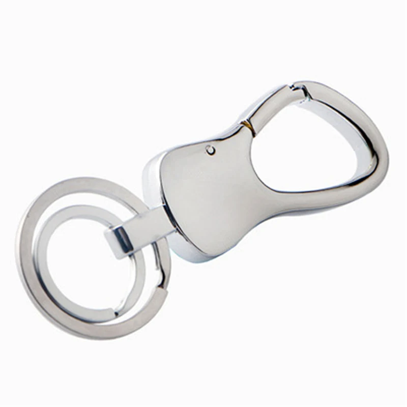 

Metal Fashion Key Holder Wallet Chain with 2 Key Rings Car Keychain for Men and Women Small Gifts