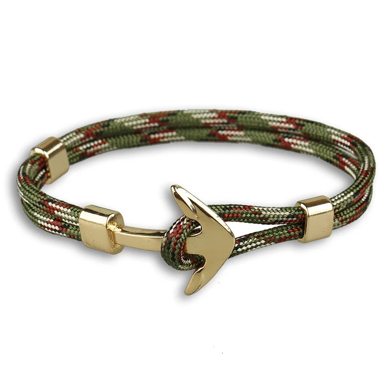 NIUYITID Men Anchor Bracelet Bangle For Women 18 Style Fashion Handmade Alloy Accessories Jewellery Dropshipping (2)