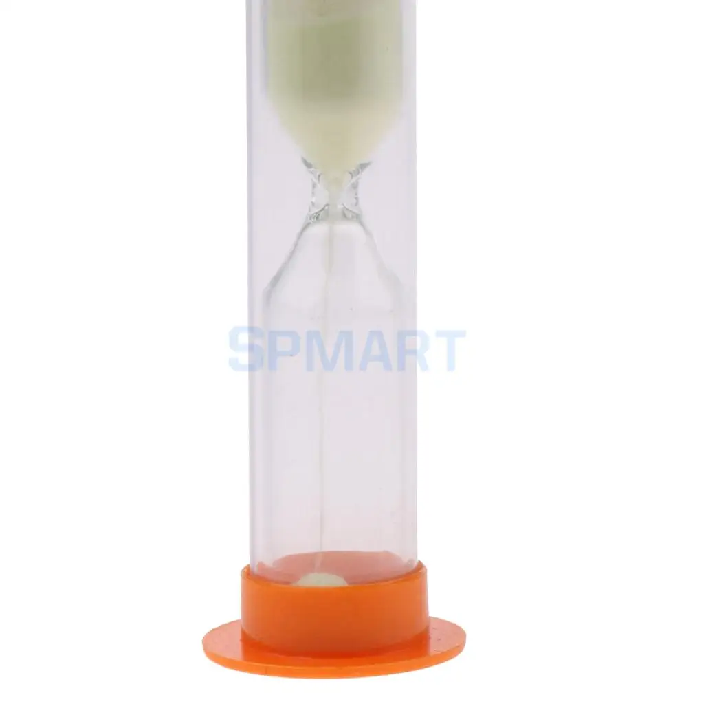 MagiDeal 1 Minute Plastic Sand Timer with Orange Frame Party Props Glow in The Dark for Home Office Desk Table Decoration Toy