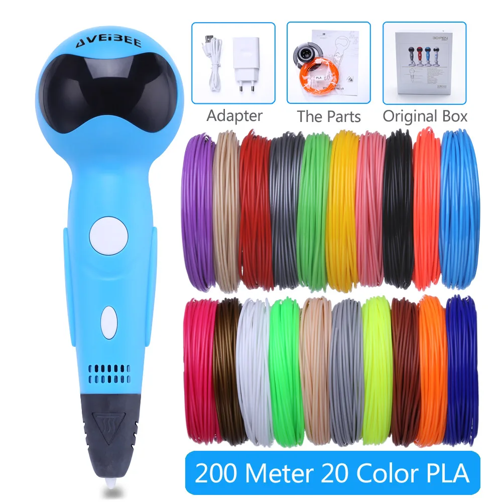 

3D Pen Aveibee Original Model 3 d Pens Drawing Pencil With PLA Filament School Supplies For Kids Birthday Gift
