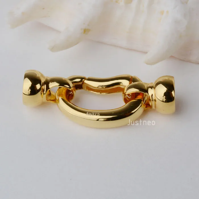 JustNeo Solid 9k Carat Gold Necklace Clasp AU375 Fine Jewelry Findingsfine jewelry