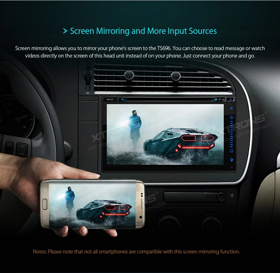Discount Android Universal 6.95" Car Multimedia DVD Player Radio Stereo Digital Touch Screen Auto Head Unit GPS RDS OBD2 Wifi Navigator 9