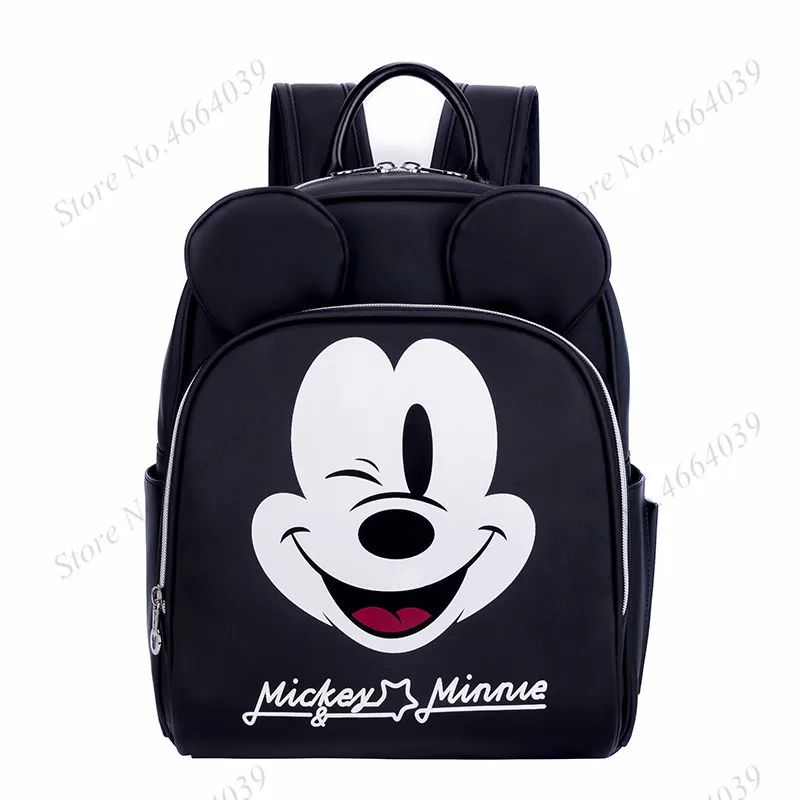 Disney Minnie Mummy сумка для беременных, брендовый usb-обогреватель, Большая вместительная детская сумка, рюкзак для путешествий, сумка для ухода за ребенком - Цвет: 41