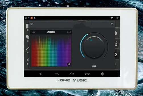 Мобильное приложение дистанционный пульт с LCD tft HD интерактивная сенсорная Беспроводная андроид проектор для домашнего фоновой музыки хост с динамиками