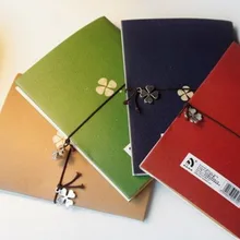 1 Pc nuevo Kawaii vintage clover lashing cuaderno Bloc de notas de Estado coreano material escolar regalo papelería