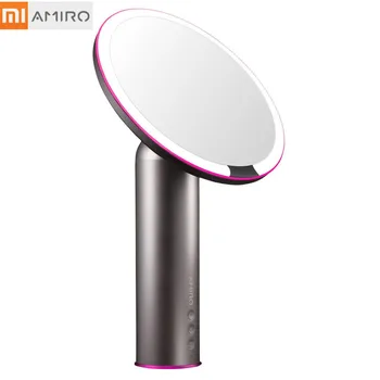 

AMIRO LED Smart Sensor Makeup Mirror 8 Inch HD HD Natural Light Source Brightness 2000mAh Cosmetic Makeup Led Mirror Lamp