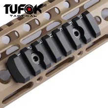 TuFok Keymod Picatinny Rail Adapter-супер низкий профиль Keymod 7-Slot Rail Section, ультра тонкий Picatinny Rail Mount Attachment