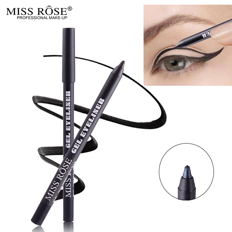 Brand 2018 Eyeliner pencil Black Grey Eyeliner Matte Waterproof Long