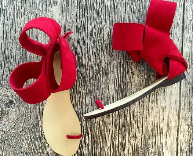 big bow sandals
