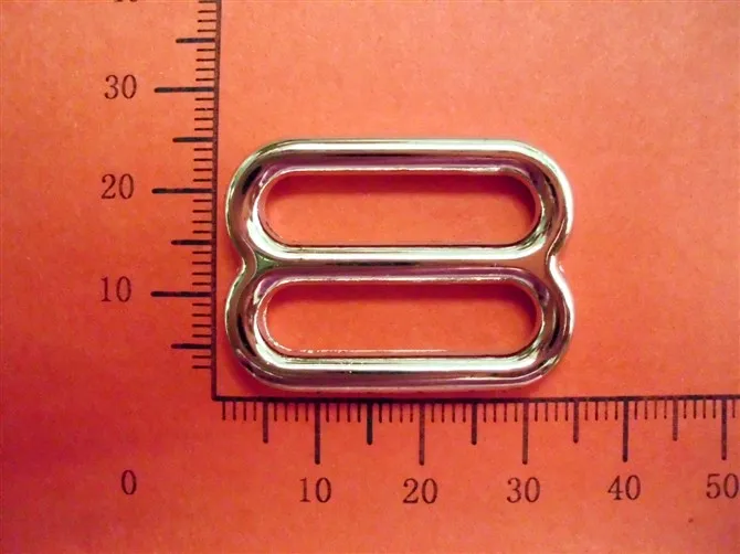 

1 inch DIY Zinc alloy Nickle Tri glide buckle, metal slider, Tri glide button for dog collar backpack bag luggage accessory