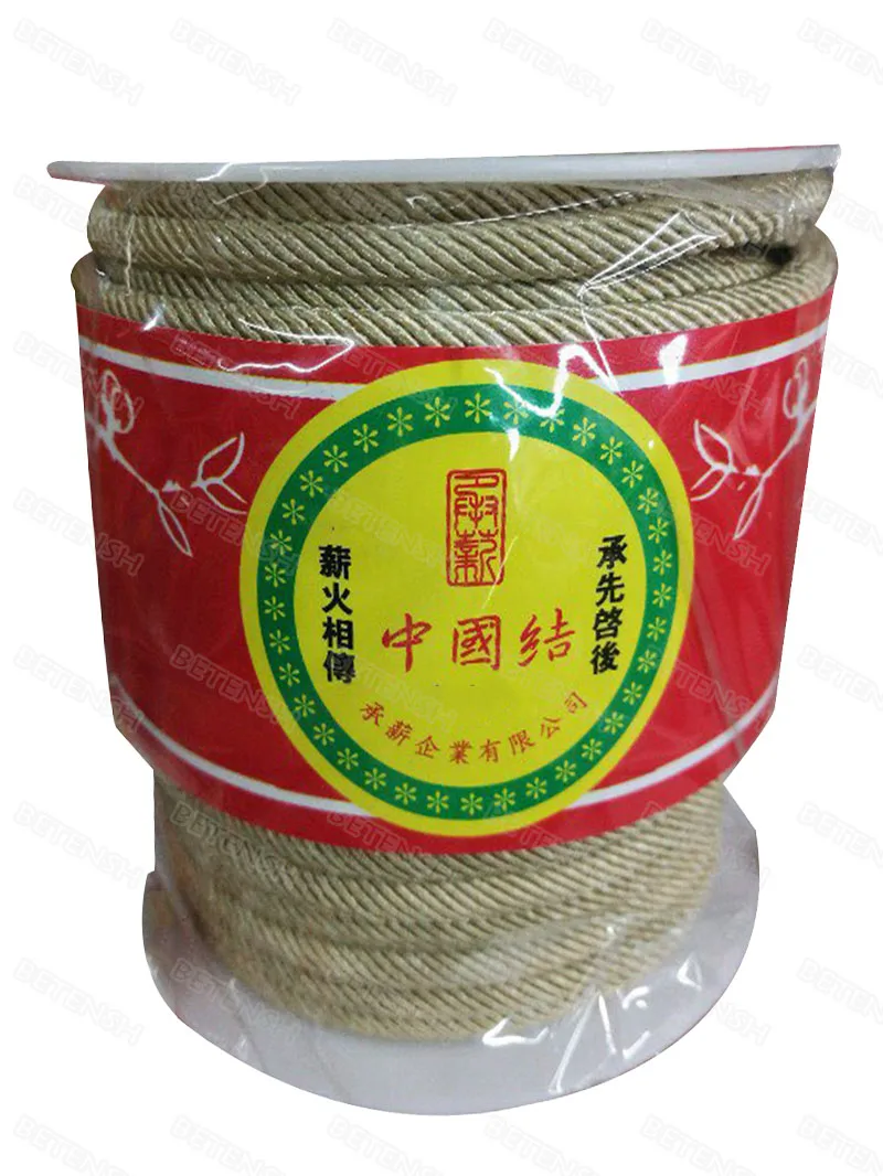 

4-5mm Beige Twisted Twine Nylon Cord+DiY Craft Jewelry Accessories Macrame rope Shamballa Bracelet String Thread-25m/Roll