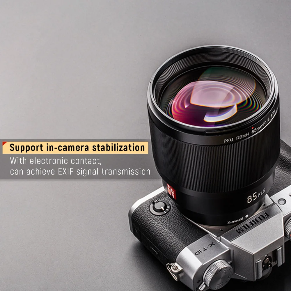 VILTROX 85mm f/1,8 линзы Полнокадровый AF объектив с фиксированным фокусным расстоянием с автофокусом для объектива для Fujifilm Fuji FX-крепление Камера F1.8 FX-Крепление объектива