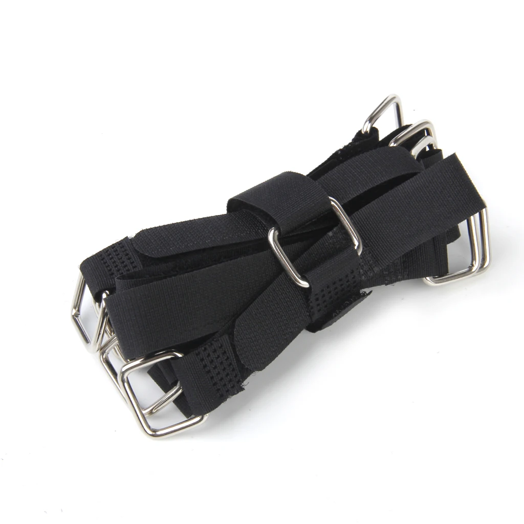 Nylon Straps Cable Tie Wire Rope Hook and Loop Organiser 10pcs Black