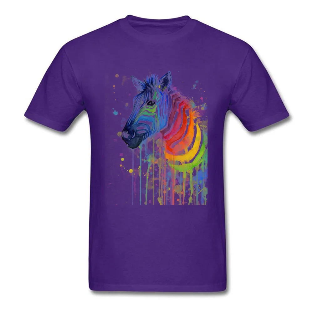 Zebra Rainbow Watercolor - Ode to Fruit Stripes_purple