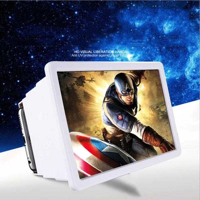 

Telescopic Anti-Radiation 3D Amplifier Video Phone Mobile Magnifier HD Screen