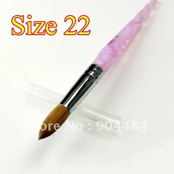 Кисти для ногтей инструменты дизайна 22 # Pincel De Unha красивых пинцетов Caneta Kolinsky