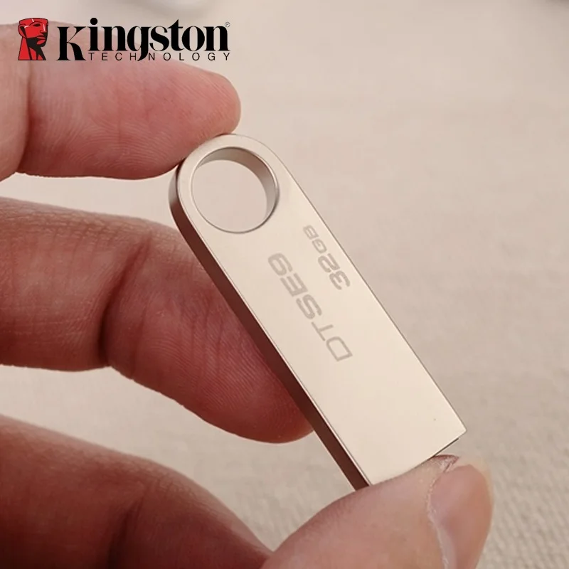 Kingston USB Flash Drive 32 г memory stick металла флэш-мемори Стик Пользовательские DIY Craft логотип 32 ГБ для компании подарок U диска