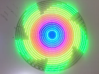 

Fast shipping 1629 Bits LEDs WS2812B Ring SK6812 5050 RGB LED Ring 5050 Built-in RGB addressable DC5V black shell black chip