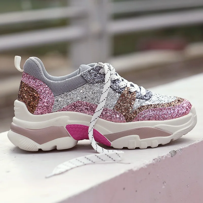 comfortable platform trainers