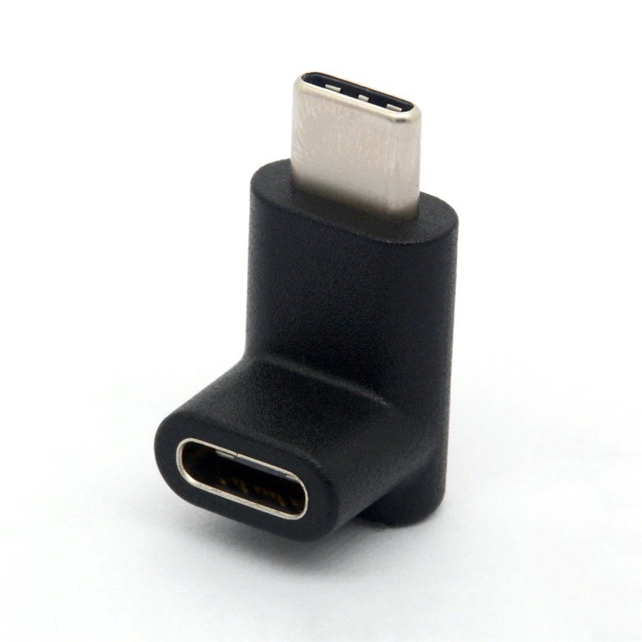 500 шт. адаптер 90 градусов типа C USB Папа мама 3 1 Type разъем оптовая продажа|Адаптеры