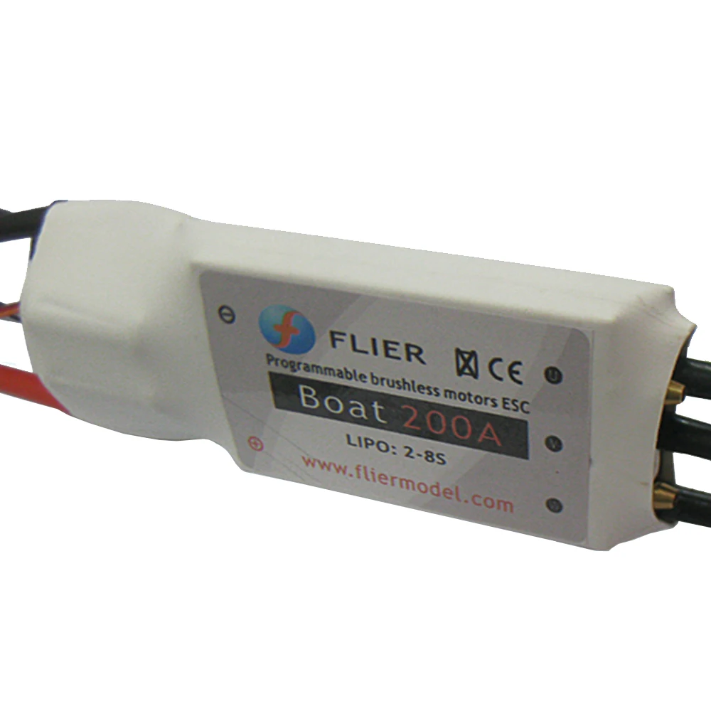 Контроллер Fliermodel 32V 200A ESC для морской