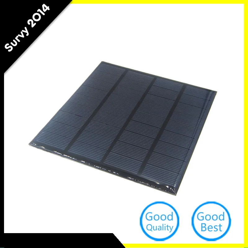 

Solar Panel 9V 1.5W Mini Solar System DIY For Battery Cell Phone Chargers Portable