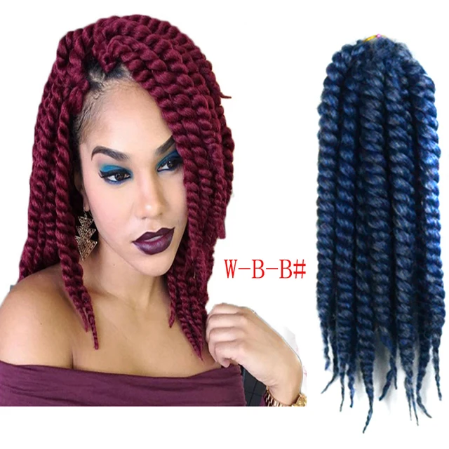 12 Inches Havana Mambo Twist Crochet Braid Kinky Marley Braided