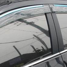 Для Toyota Corolla E170 Sedan 2013 оконный козырек Дождь Защита от солнца защита дефлектор отделка 4 шт. автомобильный Стайлинг
