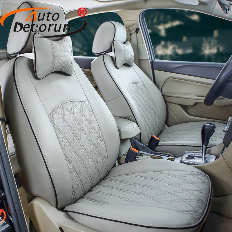 

AutoDecorun PVC leather car seat cushion for toyota land cruiser prado 150 120 accessories seat covers set cars supports covers