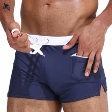 Летний купальник Мужской купальный костюм для мальчиков пляжная одежда костюмы боксер шорты с карманами на молнии плавки для серфинга больших размеров Шорты быстросохнущая